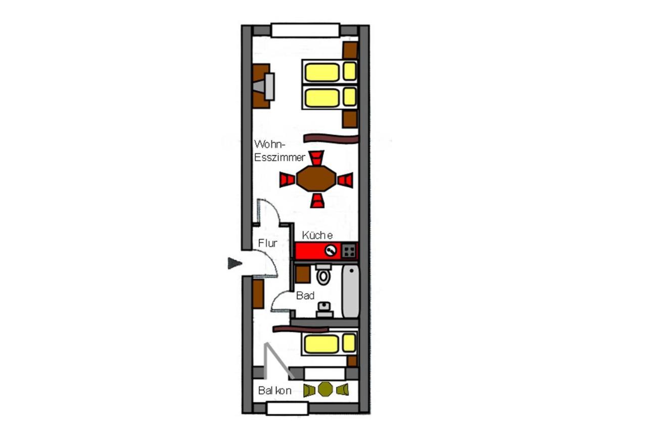 H&H Apartments Im Herzen Der Stadt Teilweise Mit Balkon Ruhig Zentral Modern Mit Kueche Greifswald Ngoại thất bức ảnh